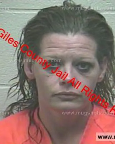 Booking photo of Jamie M Martin, Giles County, May 5, 2019