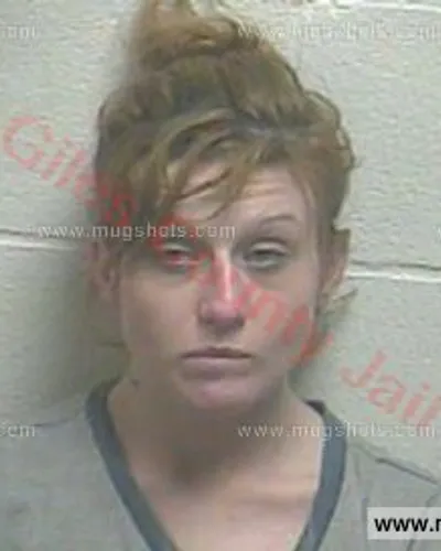 Booking photo of Teresa Jolene Parsons, Giles County, May 11, 2016
