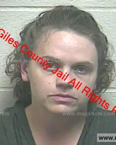 Booking photo of Kamesia Witt, Giles County, Feb 5, 2020