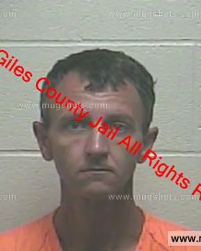 Booking photo of Steven Michael Lewter, Giles County, Oct 4, 2019