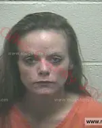 Booking photo of Amber Nicole Eells, Giles County, Mar 14, 2017