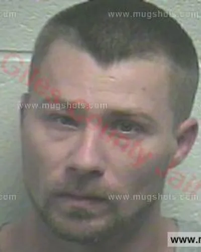 Booking photo of Nicholas Tobitt, Giles County, Oct 23, 2015