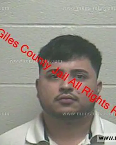 Booking photo of Jose Osuna, Giles County, May 24, 2020
