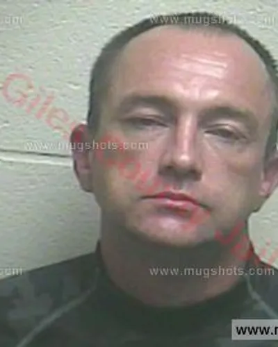 Booking photo of Steven Emery, Giles County, Aug 6, 2016