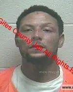 Booking photo of Christopher Renard Chandler, Giles County, Feb 1, 2020