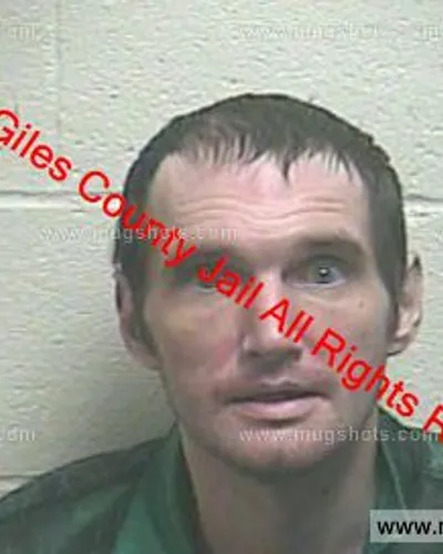 Booking photo of Joel Schimpf, Giles County, Jan 21, 2020