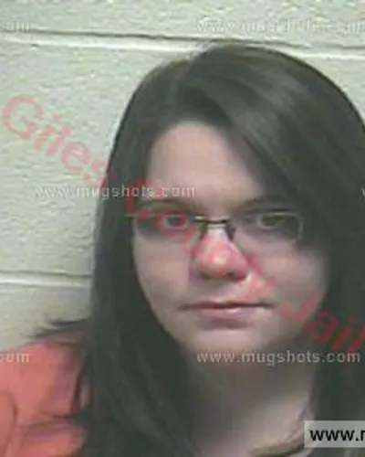 Booking photo of Ashley Turner, Giles County, Jan 21, 2016