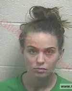 Booking photo of Mercedes Marie Weeks, Giles County, Feb 11, 2016