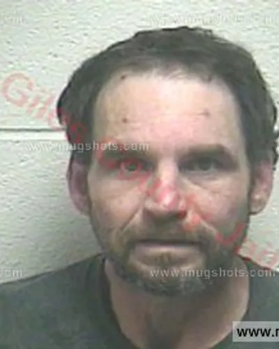 Booking photo of Shawn Mark Johnson, Giles County, Jan 21, 2018