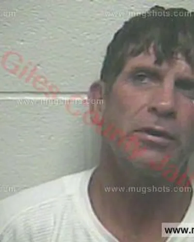 Booking photo of TONY LYNN THOMPSON, Giles County, Oct 28, 2017