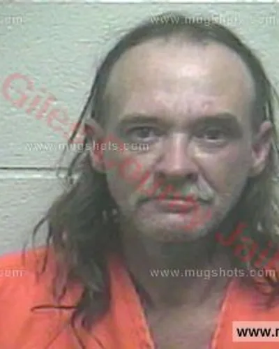 Booking photo of TIMOTHY B ROWE, Giles County, Dec 25, 2016