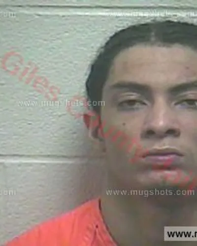 Booking photo of Orlando Ray, Giles County, Jul 24, 2017