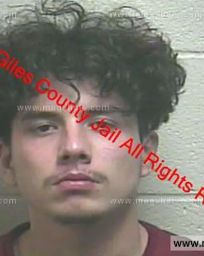 Booking photo of Leonardo Favele, Giles County, Mar 24, 2020