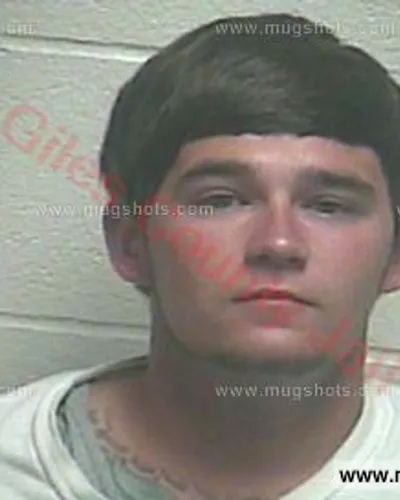 Booking photo of Steven Christopher Medley, Giles County, Sep 15, 2016