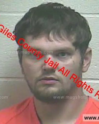Booking photo of COREY L HAYES, Giles County, Sep 27, 2019