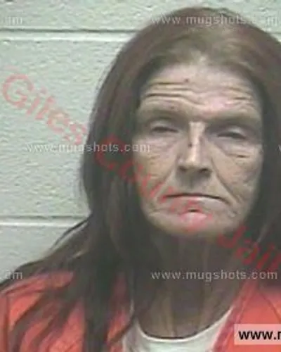 Booking photo of Karen Sue Mcneil, Giles County, Sep 7, 2017