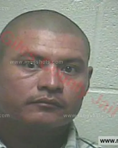 Booking photo of Juan Vargas, Giles County, Jun 25, 2016