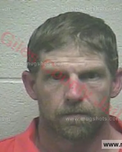 Booking photo of Jeffrey Donald Courtemanche, Giles County, Mar 20, 2018