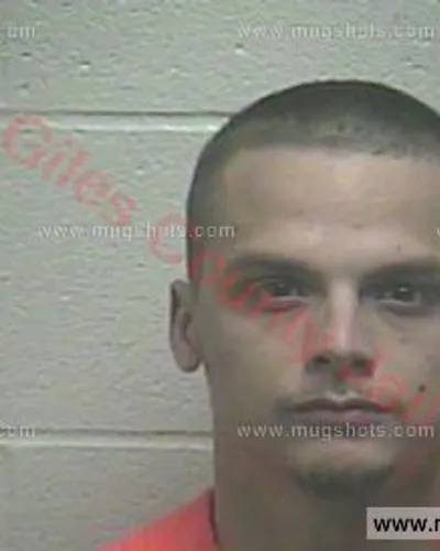 Booking photo of Ethan Tyrel Zimmerle, Giles County, Sep 28, 2017