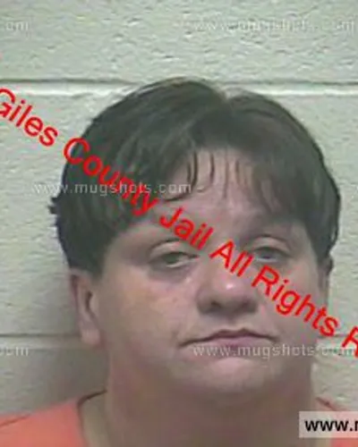 Booking photo of Cheryl Radtke, Giles County, Dec 25, 2018