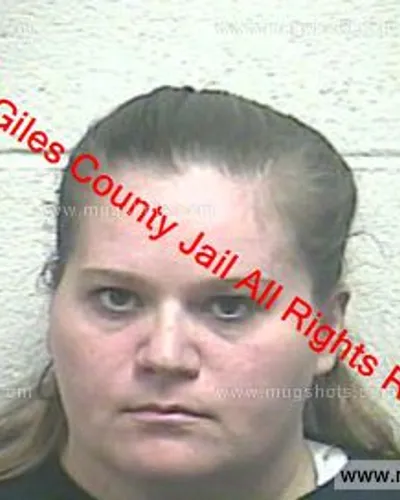 Booking photo of Erica Holt, Giles County, Jan 5, 2019
