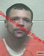 Booking photo of Christopher Ryan Griffis, Giles County, Jan 19, 2019