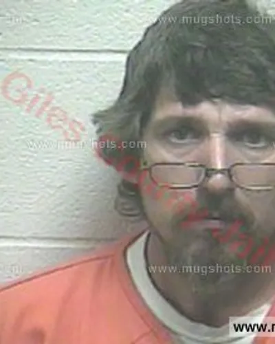 Booking photo of Scott Edward Beckham, Giles County, Dec 6, 2016