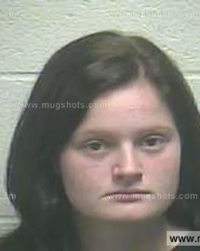 Booking photo of Allison Nicole Woodard, Giles County, Aug 14, 2014