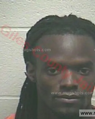 Booking photo of Eddie Simmions, Giles County, Jul 9, 2017