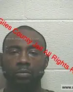 Booking photo of Anthony Franklin Hill, Giles County, Mar 17, 2020