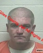 Booking photo of Adam Corey Cline, Giles County, May 29, 2019