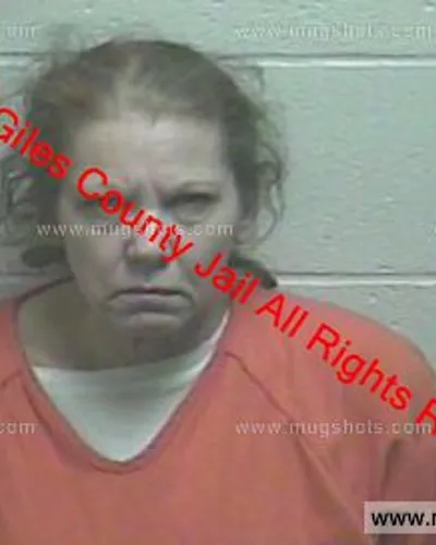 Booking photo of Karen Jardine, Giles County, Apr 21, 2020