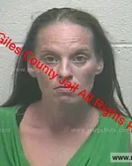 Booking photo of Lori Anne Reeves, Giles County, Oct 2, 2019