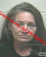 Booking photo of Christina Lynne Ashton, Giles County, Nov 29, 2019