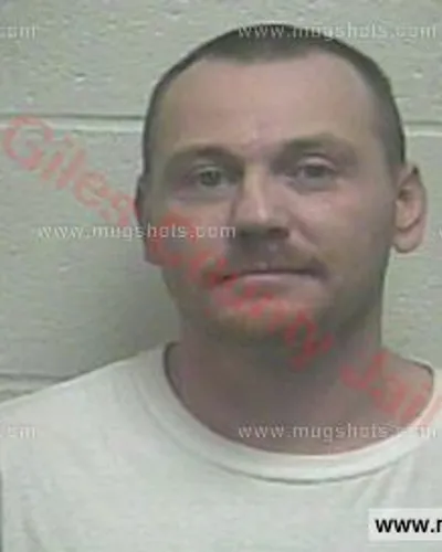 Booking photo of Michael Allen Obarr, Giles County, Dec 7, 2016