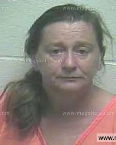 Booking photo of Sharon June Norwood, Giles County, Sep 20, 2014