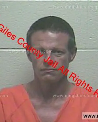 Booking photo of Jackie Dean Miller Jr., Giles County, May 24, 2019