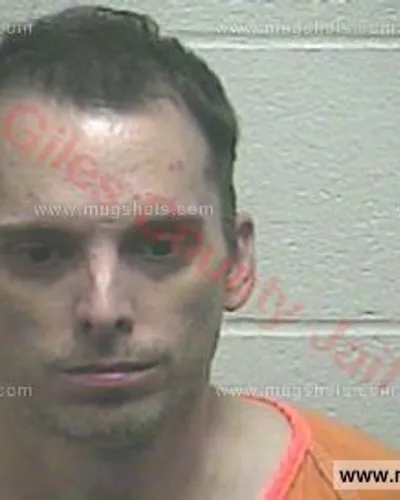 Booking photo of Philip Galaznik, Giles County, Dec 8, 2017