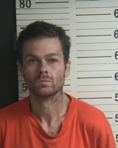 Booking photo of DEREK S BROWN, Hamblen County, Oct 30, 2025