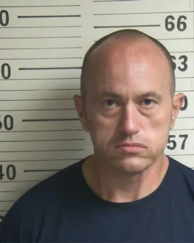 Booking photo of Travis Dean Moore, Hamblen County, Apr 23, 2025