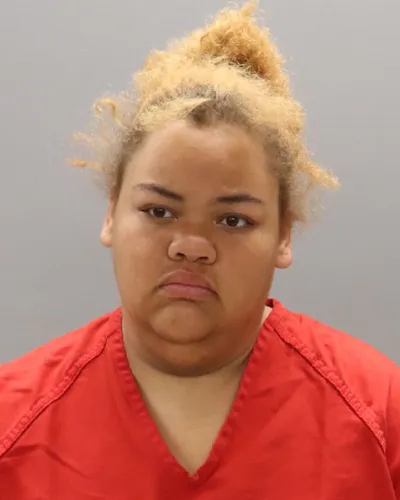 Booking photo of Zaniah Harman, Knox County, Oct 29, 2025