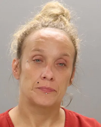 Booking photo of April Lynn Rudder, Knox County, Aug 14, 2025