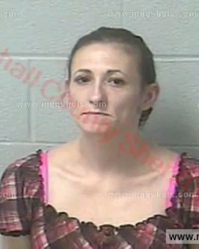 Booking photo of Crystal Russell, Marshall County, Mar 20, 2016