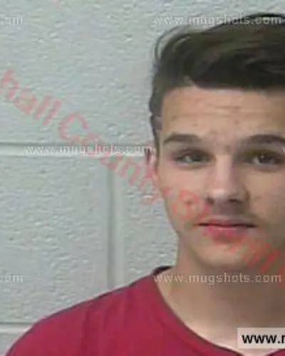 Booking photo of Zachary Vannasse, Marshall County, May 11, 2017