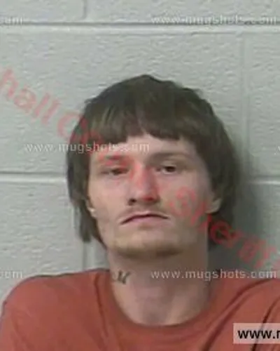 Booking photo of Trevor Keith Merrow, Marshall County, Dec 30, 2017