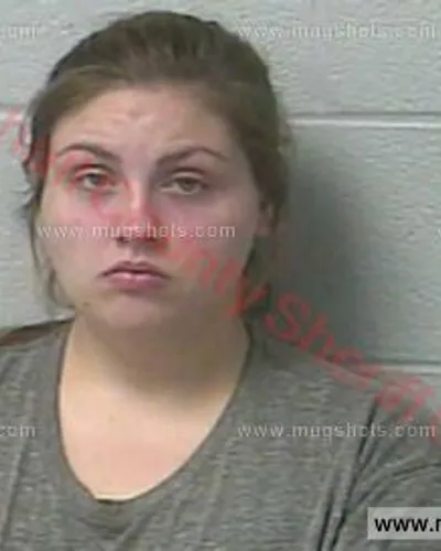 Booking photo of Aubrie Price, Marshall County, May 11, 2018