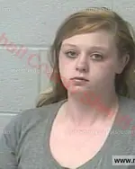 Booking photo of Kristen Leighann Casteel, Marshall County, Apr 10, 2016