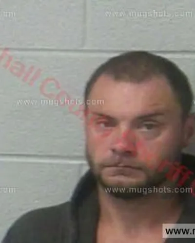 Booking photo of Amos Hall, Marshall County, Sep 9, 2017