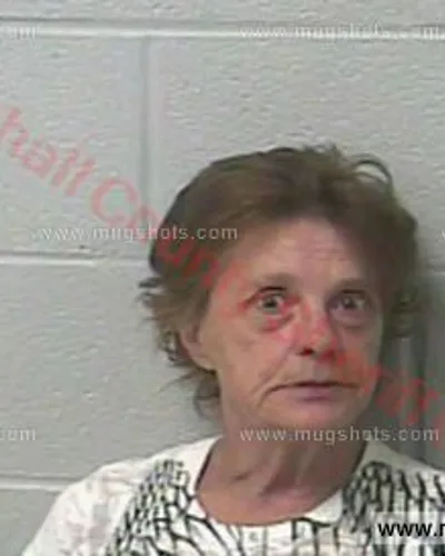 Booking photo of Ivy Shultz, Marshall County, Jul 16, 2016