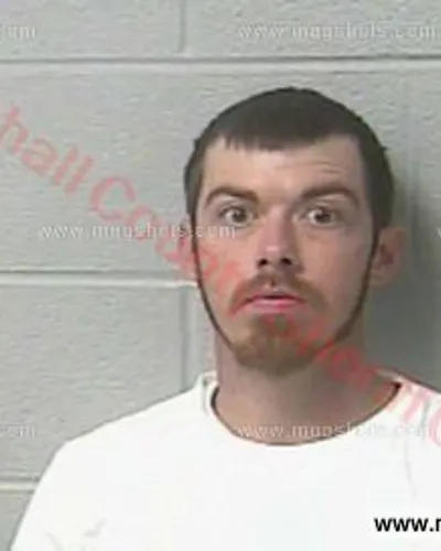 Booking photo of Brandon Jett, Marshall County, Jul 11, 2017